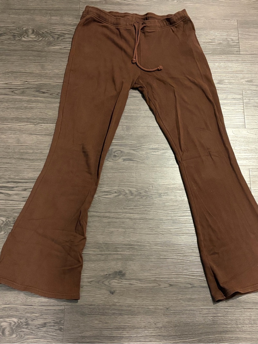Hollister Brown Wide-Leg Drawstring Pants